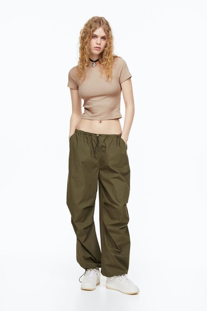 Cotton jersey top - Beige