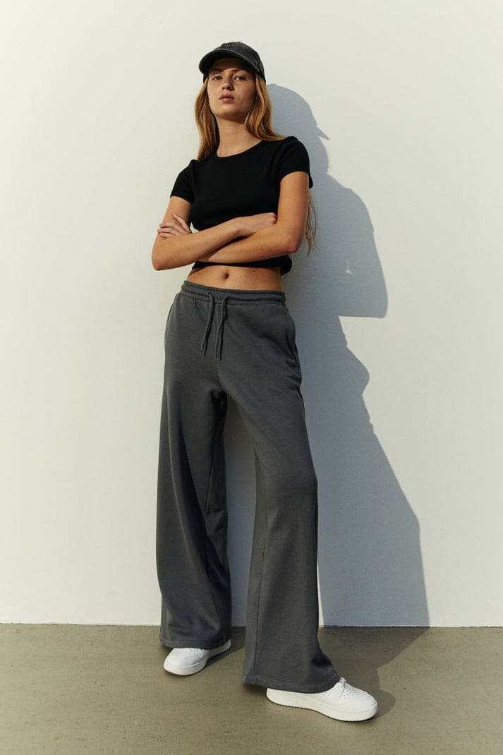 Cotton jersey top - Black